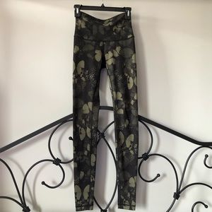 Lululemon Wunder Under Butterfly Camo Leggings